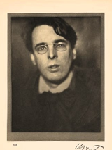 Na grafice portret W.B. Yeatsa.