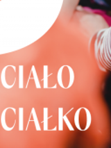 Na grafice fragment plakatu wydarzenia z napisem "ciało ciałko".