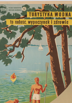 Na grafice jeden z plakatów prezentowanych na wystawie.