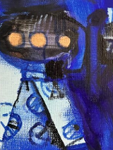 Na grafice jedna z prac na wystawie.