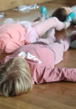 Na zdjęciu fragment warsztatów dla dzieci.