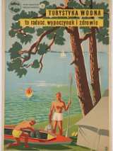 Na grafice jeden z plakatów prezentowanych na wystawie.