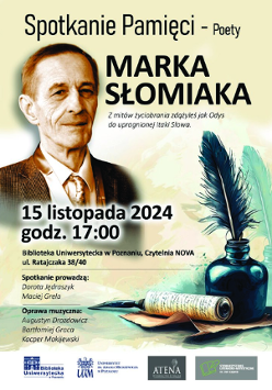 Na grafice plakat wydarzenia.