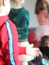 Na zdjęciu fragment warsztatów dla dzieci.