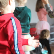 Na zdjęciu fragment warsztatów dla dzieci.