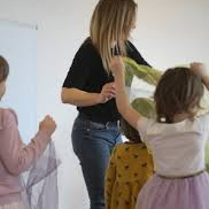 Na zdjęciu fragment warsztatów dla dzieci.