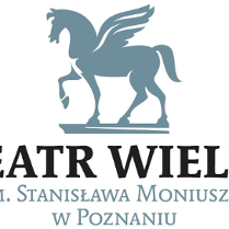 Na grafice logo Teatru Wielkiego w Poznaniu - pegaz.