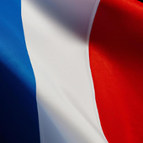 Na grafice barwy Francji.