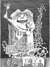 Na grafice ilustracja z Cyberiady Lema.