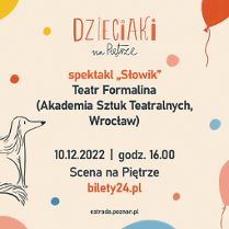 na bladoróżowym tle narysowane kolorowe kropki i balony, po lewej stronie narysowany siedzący pies, pośrodku informacje o wydarzeniu