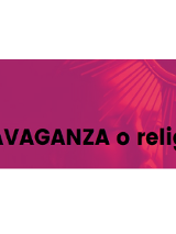 na różowym tle czarny tytuł spektaklu