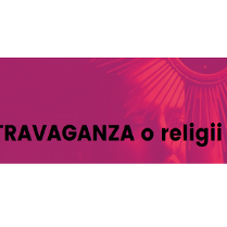 na różowym tle czarny tytuł spektaklu