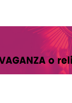 na różowym tle czarny tytuł spektaklu