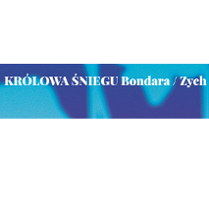 na niebieskim tle białe litery tytułu i autorów spektaklu