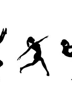 grafika - gimnastyczki