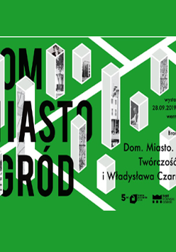 Czarne napisy na zielonym tle