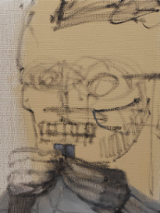 Na grafice jedna z prac prezentowanych na wystawie.