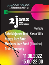 Obrazek promuje 2 edycję wydarzenia Jazz nad Potokiem.
