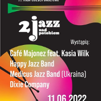 Obrazek promuje 2 edycję wydarzenia Jazz nad Potokiem.
