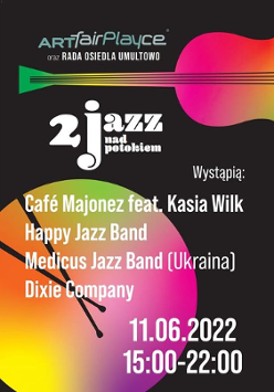 Obrazek promuje 2 edycję wydarzenia Jazz nad Potokiem.