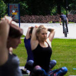 Joga w parku