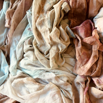 Zdjęcie, brązowo, beżowe, kremowe chusty