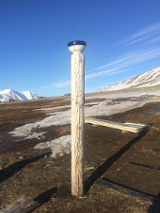 Kamera semisferyczna, własnej konstrukcji, zainstalowana na Svalbardzie w okresie dnia polarnego, maj 2016.