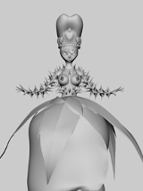 Kobieta - grafika monochromatyczna