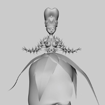 Kobieta - grafika monochromatyczna