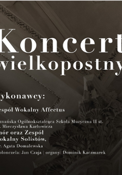 Nazwa wydarzenia i lista wykonawców.