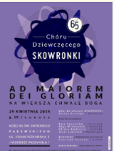 plakat reklamujący koncert