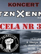 Plakat - Koncert TZN Xenna, Cela nr 3 i Painkiller