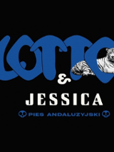 Informacje o koncercie na czarnym tle, w tytuł koncertu wpisano czarno-białe zdjęcie tygrysa.