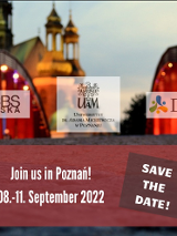 Most Biskupa Jordana w Poznaniu z datą wydarzenia i nazwami organizatorów.