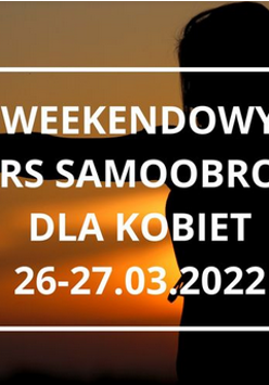 Nazwa wydarzenia na tle walczącej z cieniem kobiety.