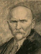 L. Wyczółkowski, Autoportret, 1921
