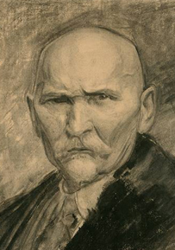 L. Wyczółkowski, Autoportret, 1921
