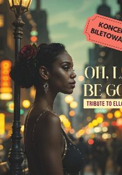Zdjęcie czarnoskórej kobiety z rozmytymi ulicami miasta w tle, informacje o koncercie inspirowanym jej twórczością.