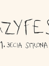 Na kremowej kartce pisane, jakby ręką dziecka Lazyfest.