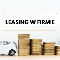 Grafika promocyjna bezpłatnego szkolenia pod tytułem Leasing w firmie, a na obrazku znajduje się samochód z pieniedzmi oraz tytuł i data szkolenia.. Szkolenie odbędzie się 2 października 2023 r. w godzinach 17:00-19:00. Szkolenie poprowadzi przedstawiciel Wielkopolskiej Izby Doradców Podatkowych.