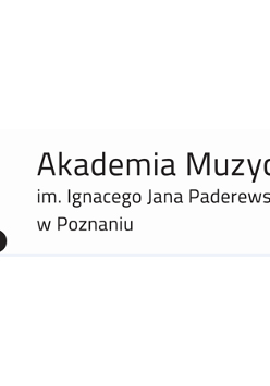 Logo Akademii Muzycznej w Poznaniu