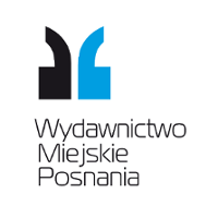 Logo przypominające apostrof i napis "Wydawnictwo Miejskie Posnania".