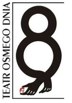 Charakterystyczne logo Teatru Ósmego Dnia.