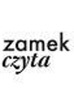 Na białym tle napis "zamek czyta".