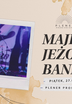 Baner z logo pleneru i zdjęciem artystki.