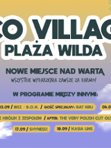 Logo Eco Village Plaża Wilda.