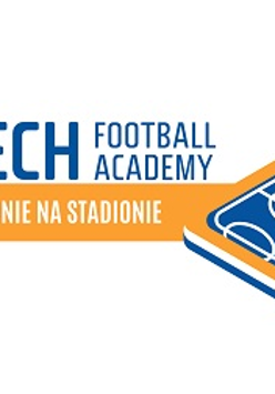 logo Lecha Poznań z podpisem informującym o półkoloniach