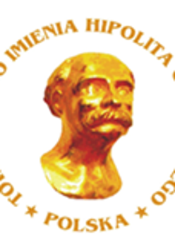 Logo towarzystwa imienia hipolita cegielskiego.