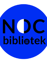 Logo noc bibliotek.