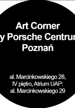 Logo art corner by porsche.